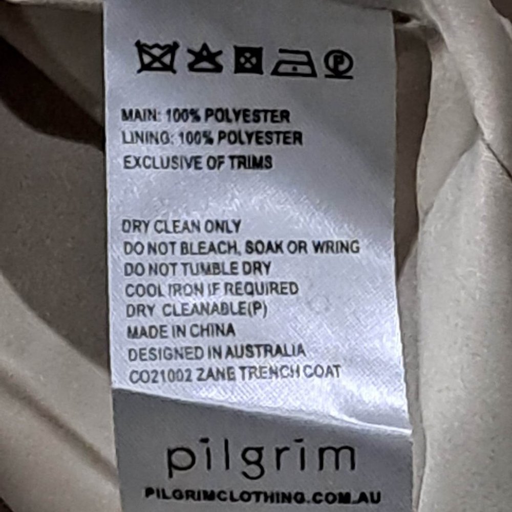 Pilgrim trench coat, NWT, Beige - Picture 4 of 6